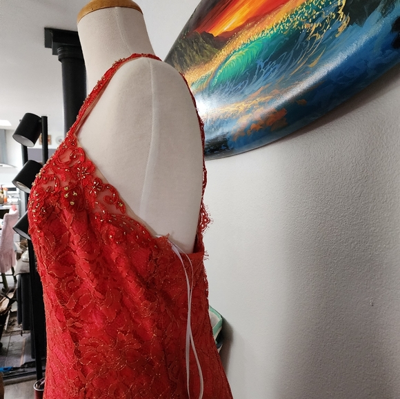 MARCHESA NOTTE LACE DRESS - Picture 3 of 16